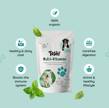 Load image into Gallery viewer, Toshi 100% Organic Dog Treats with Multivitamins & Omega-3