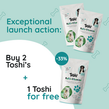 Load image into Gallery viewer, Toshi 100% Organic Dog Treats with Multivitamins & Omega-3